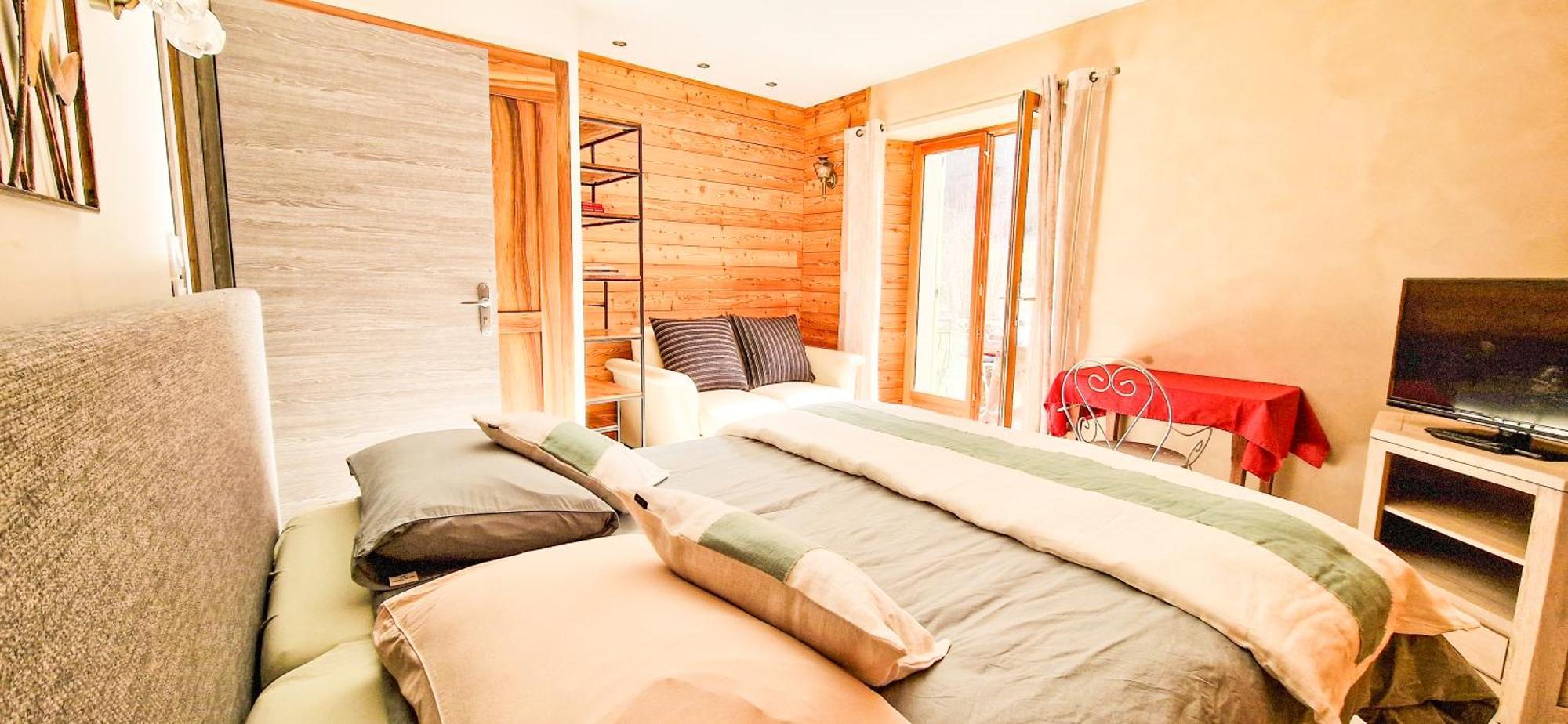 Les Clarines Perceneige - Chambre D'Hotes Vue Sur Montagne & Spa Saint-Jacques-en-Valgodemard Exterior foto